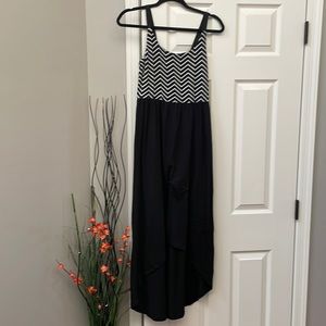 Hi-Lo maxi dress